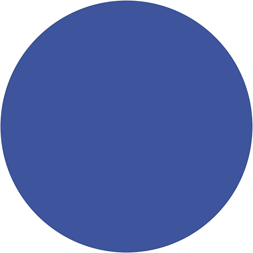 Pittura Acrilia, semi-lucido, opaca, ultra marine, 500 ml/ 1 bott. [HOB-35424]