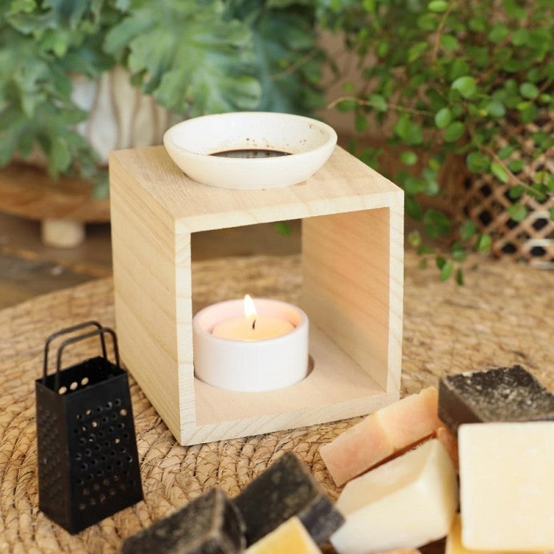 Porta cubo aromatico in legno (1 pz) [IFS-36005]