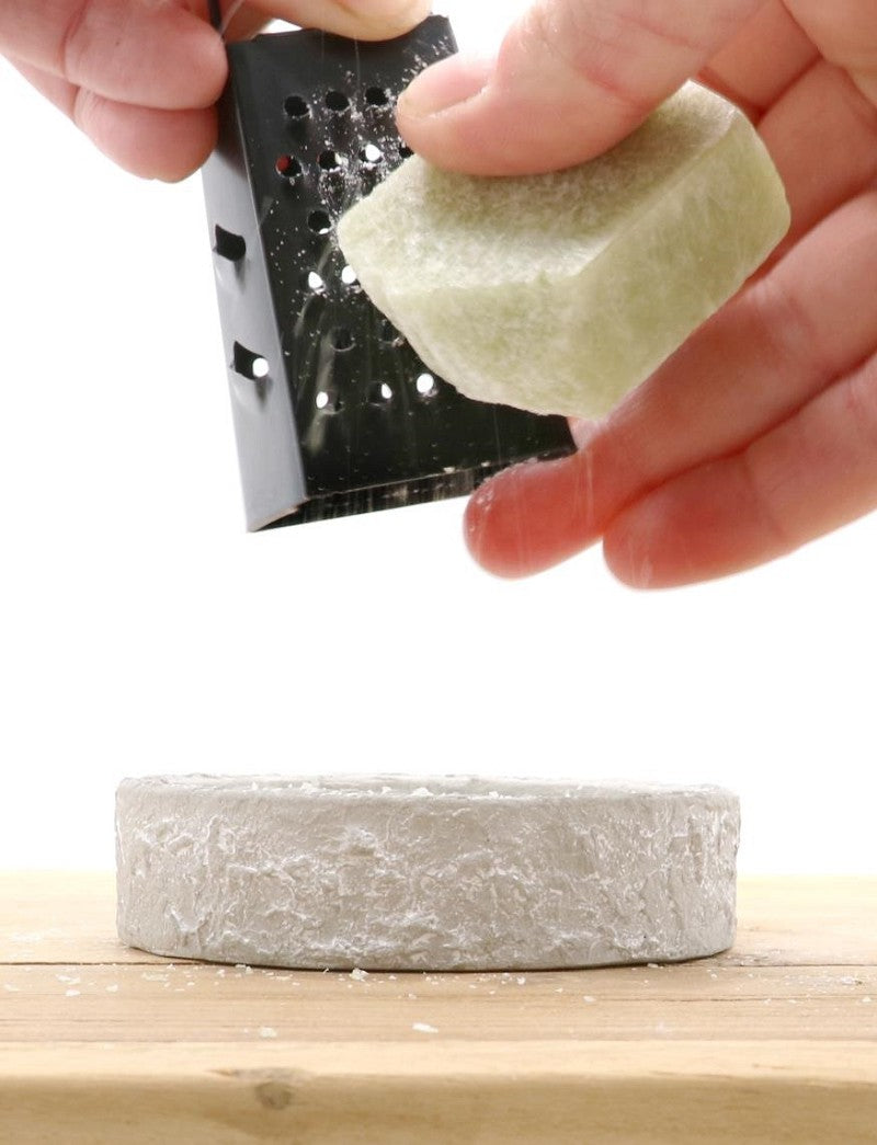 piatto in cera per cemento grigio chiaro Ø8 x H2 cm (12 pz) [IFS-36050]