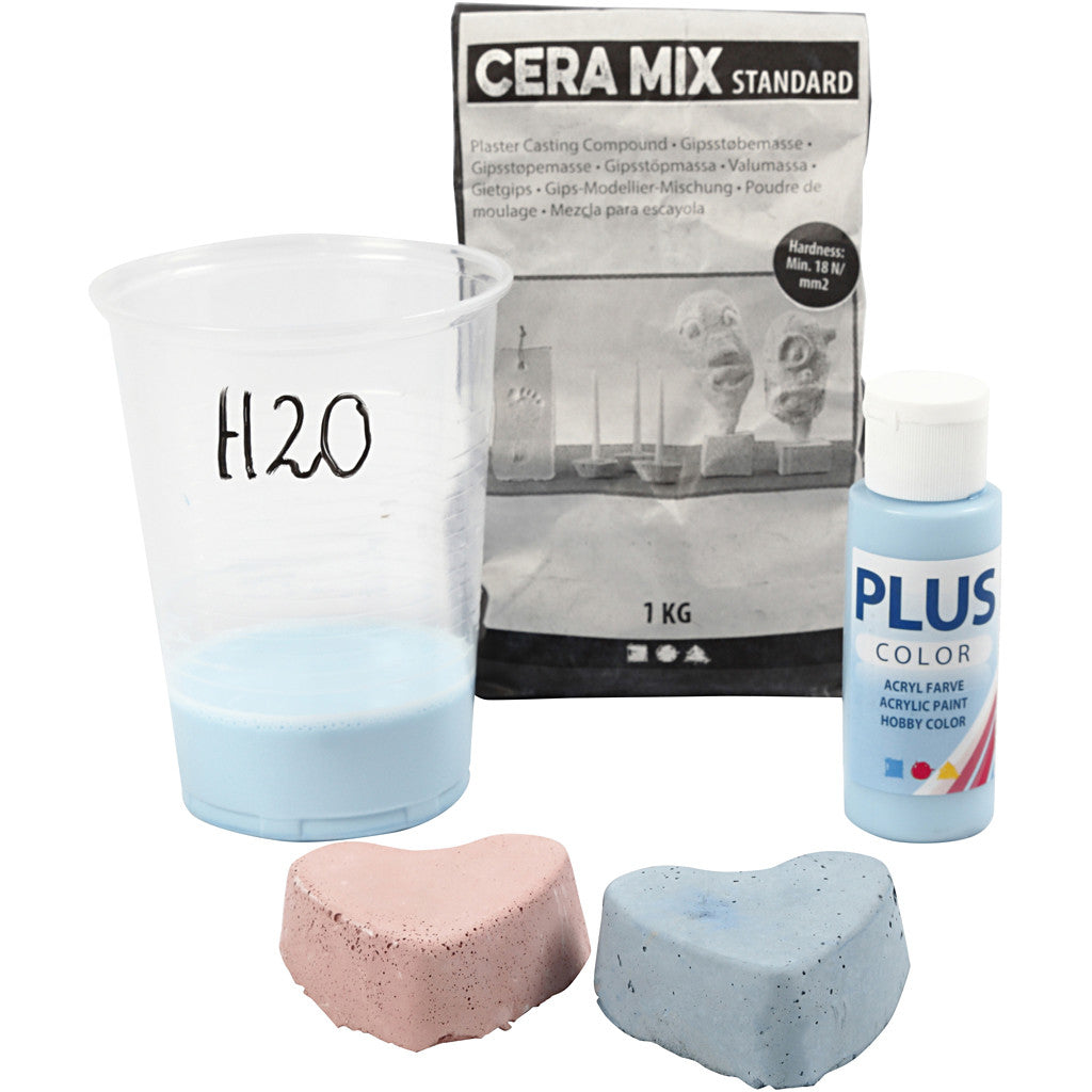 Stampo in silicone, cuori, H: 3,5 cm, L: 7 cm, L: 6 cm, 100 ml, 1 pz [HOB-37134]