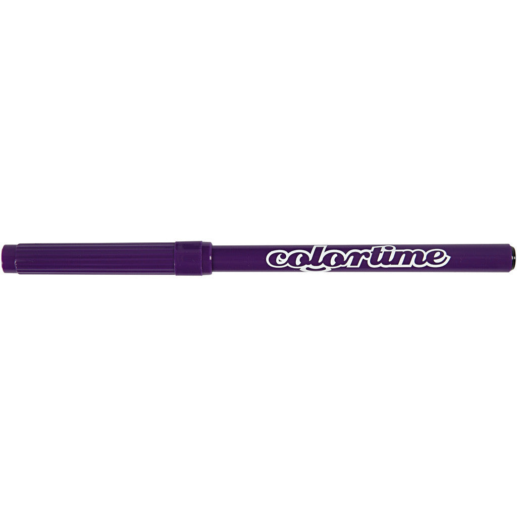 Pennarelli Colortime, ampiezza tratto 2 mm, viola, 18 pz/ 1 conf. [HOB-373532]