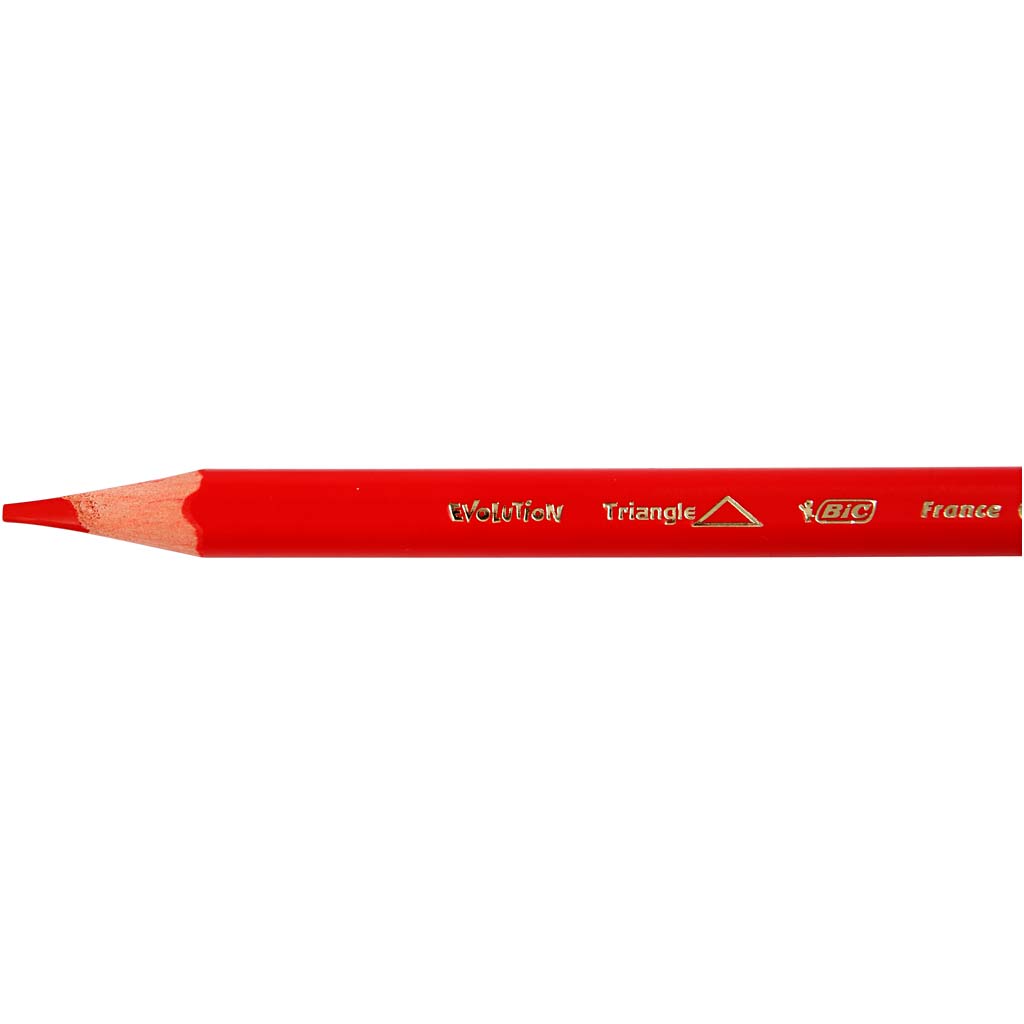 BIC Matite Colorate Evolution Triangle, L: 14 cm, mina 5 mm, colori asst., 12 pz/ 1 conf. [HOB-37597]