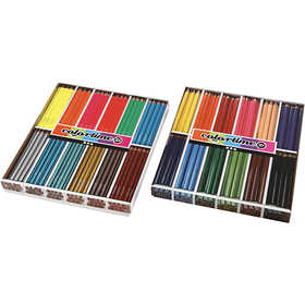 Matite Colorate Colourtime, mina 4+5 mm, colori asst., 288 pz/ 1 conf. [HOB-38075]