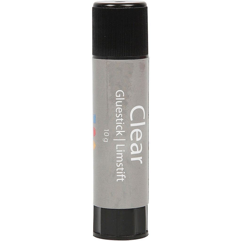 Clear Glue Stick, Round, 10 g