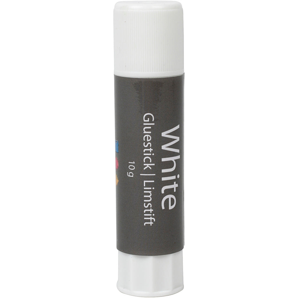 White glue stick, round, 10 g