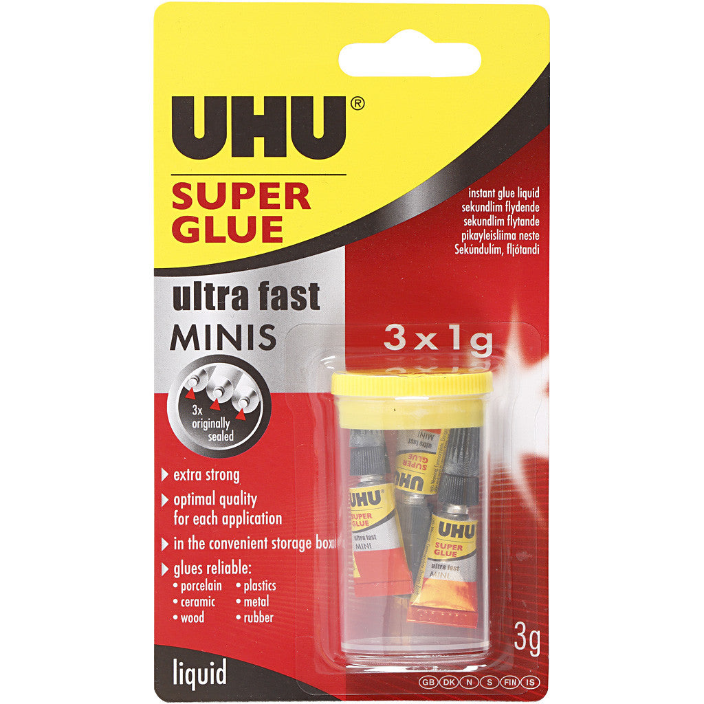 UHU Super, 3x1 g/ 1 conf. [HOB-39072]