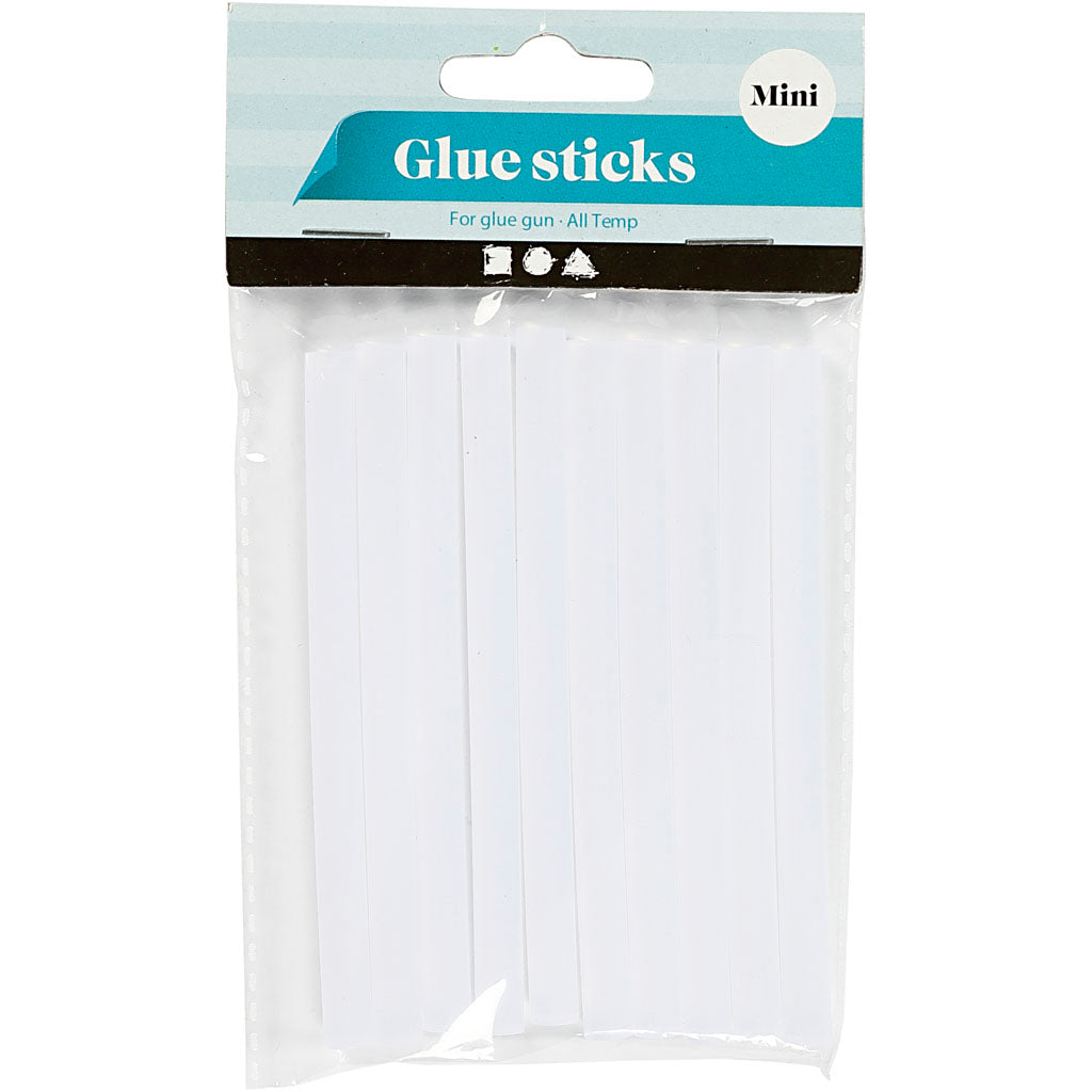 Stick di colla Mini, L: 10 cm, diam 7 mm, 10 pz/ 1 conf. [HOB-391335]