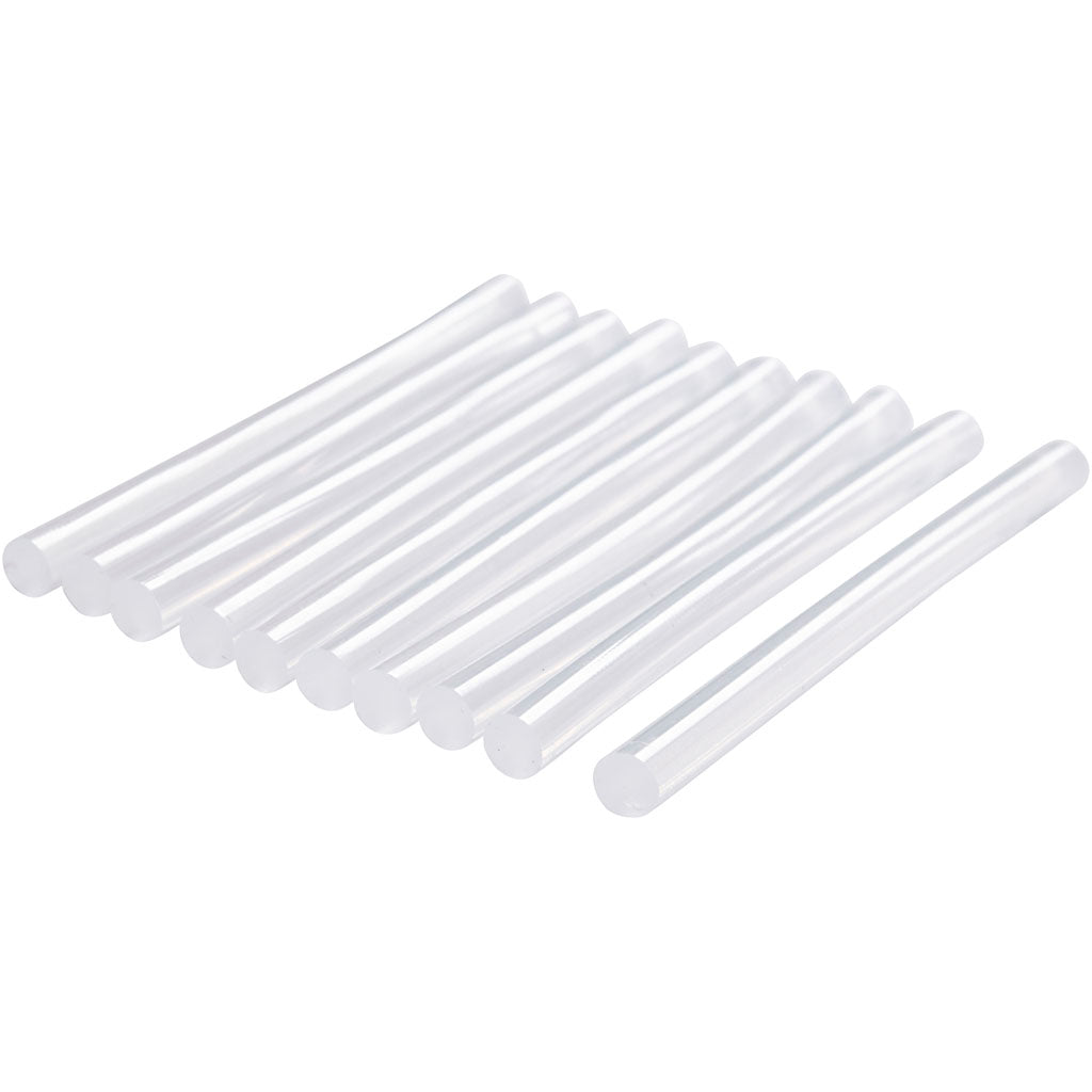 Stick di colla Mini, L: 10 cm, diam 7 mm, 10 pz/ 1 conf. [HOB-391335]