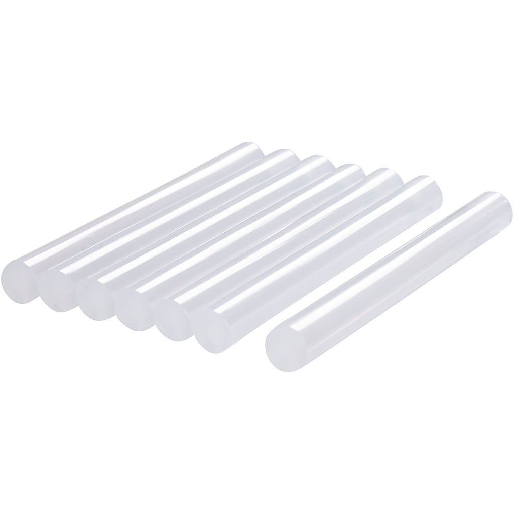 Glue Gun Sticks, L: 10 cm, D: 11 mm, 7 pc/ 1 pack [HOB39138]