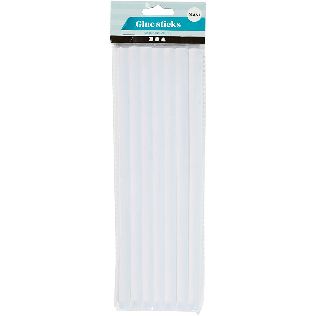 Ricariche stick per colla a caldo Maxi, L: 25 cm, diam 11 mm, 7 pz/ 1 conf. [HOB-391395]
