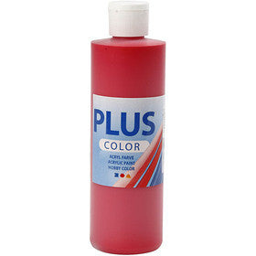 Plus Color Craft Paint, rosso cremisi, 250 ml/ 1 bott. [HOB-39428]