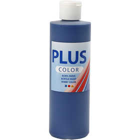 Plus Color Craft Paint, blu navy, 250 ml/ 1 bott. [HOB-39458]