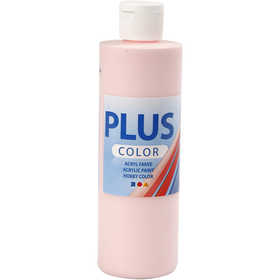 Plus Color Craft Paint, rosa tenue, 250 ml/ 1 bott. [HOB-39466]