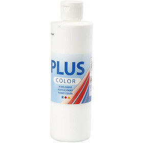 Plus Color Craft Paint, bianco, 250 ml/ 1 bott. [HOB-39477]