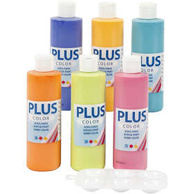 Plus Color Craft Paint, 6x250 ml/ 1 conf. [HOB-39495]