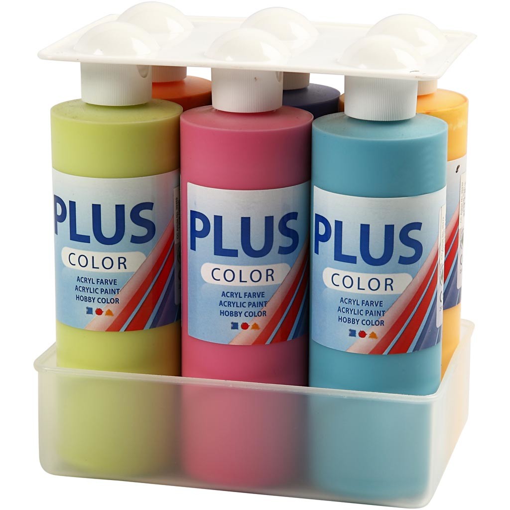 Plus Color Craft Paint, 6x250 ml/ 1 conf. [HOB-39495]