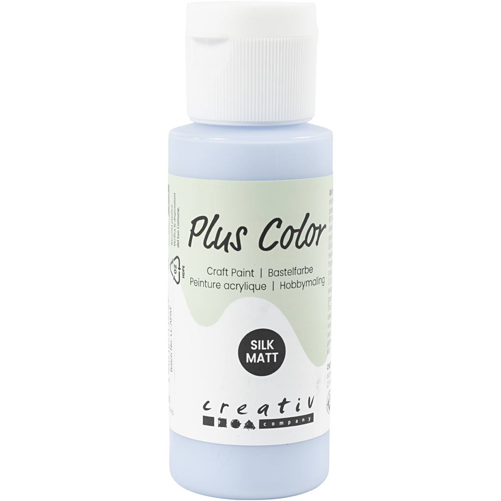 Plus Color Craft Paint, light blue, 60 ml/ 1 bottle