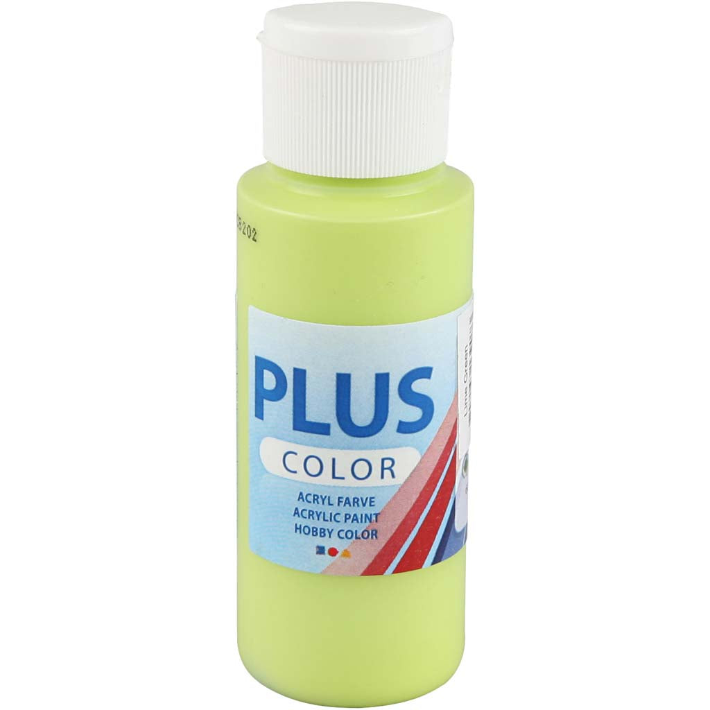 Plus Color Craft Paint, lime green, 60 ml/ 1 bottle