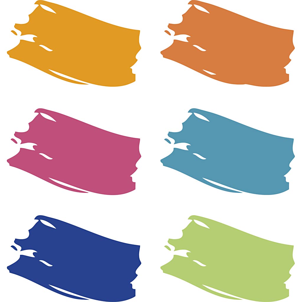 Plus Color Craft Paint, colorful, 6x60 ml