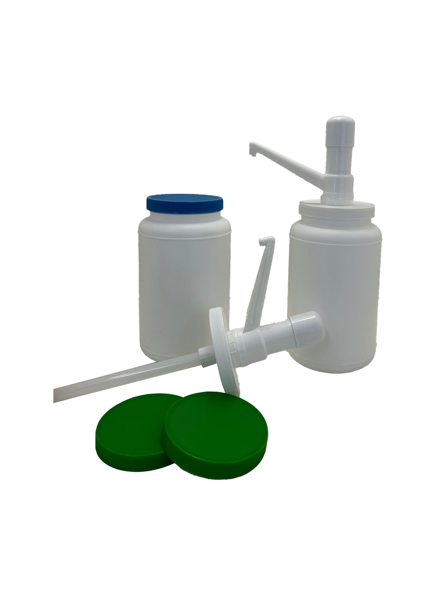 Contenitore dosatore in plastica 3L con tappo a vite – compatibile con pompa (1 pz)