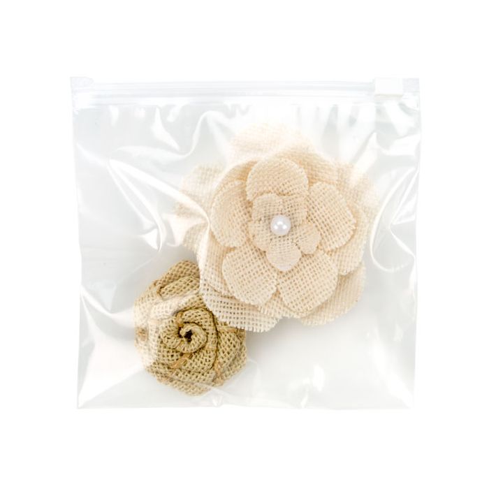 Sacchetto trasparente con chiusura a pressione e cerniera scorrevole 16,5x15,2cm 75 micron (100 pezzi) [3SZ6H6]