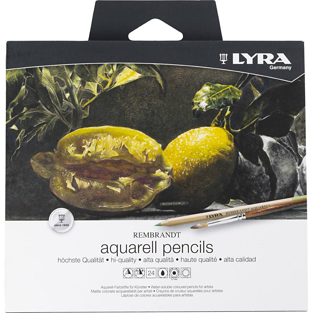 Matite acquerellabili Lyra Rembrandt, colori asst., 24 pz/ 1 conf. [HOB-403024]