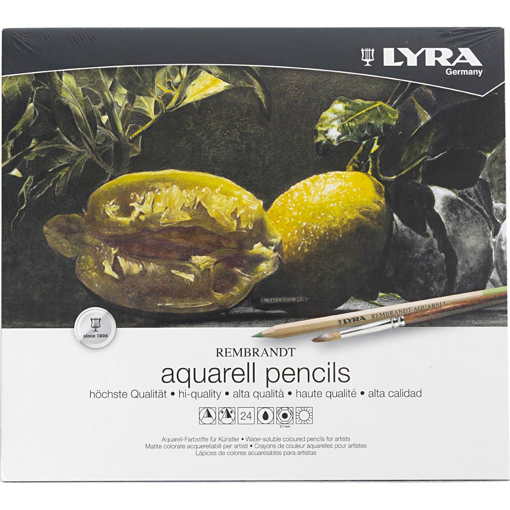 Matite acquerellabili Lyra Rembrandt, colori asst., 24 pz/ 1 conf. [HOB-403024]