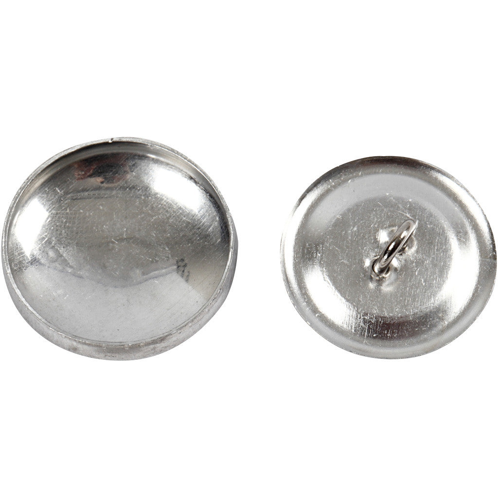 Bottoni da rivestire fai-da-te, diam 22 mm, 12 pz/ 1 conf. [HOB-40415]