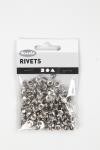 Rivetti, diam 7 mm, argento, 50 pz/ 1 conf. [HOB-406130]