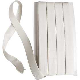 Corda elastica, L: 20 mm, bianco, 25 m/ 1 rot. [HOB-41044]