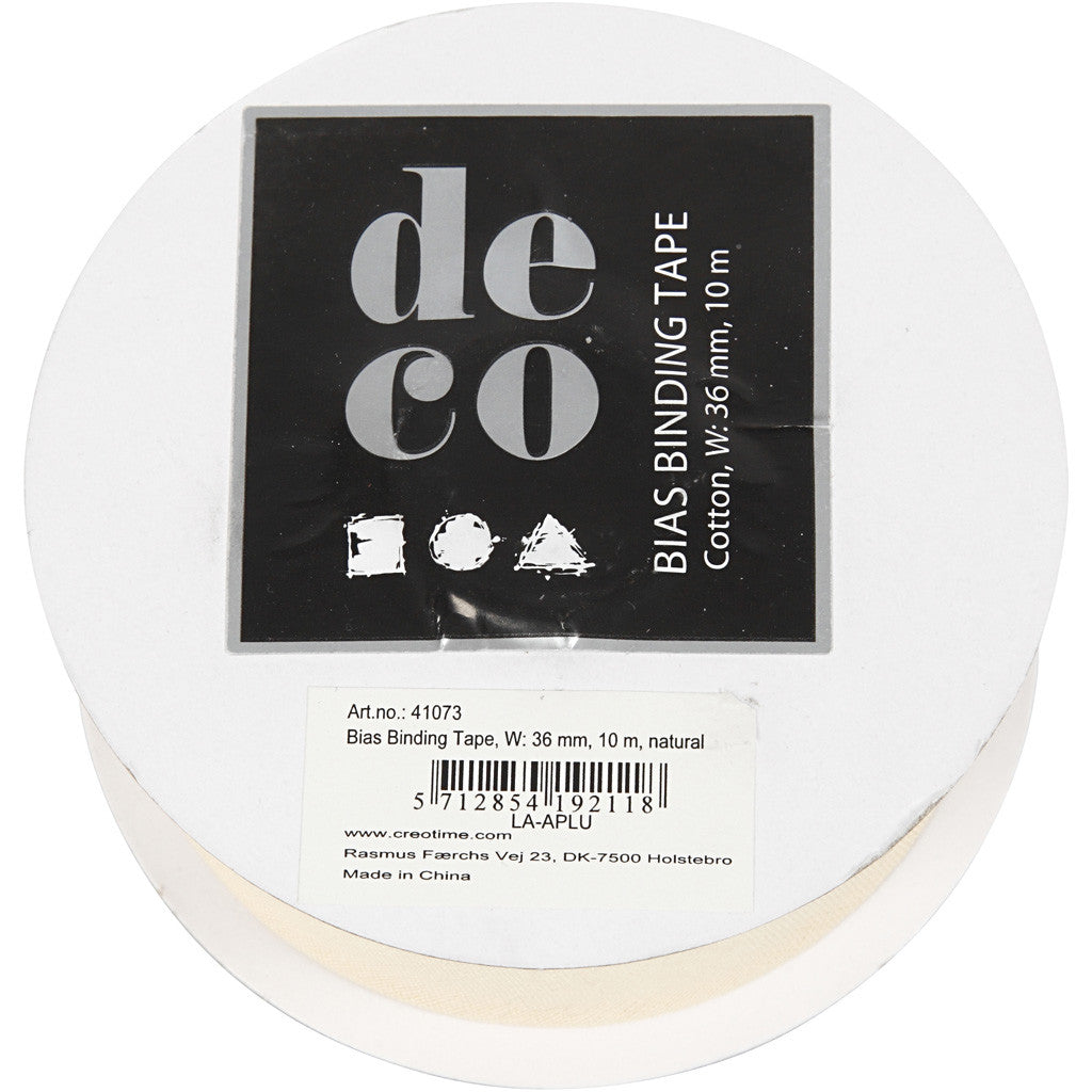 Nastro di rilegatura, L: 36 mm, natural, 10 m/ 1 rot. [HOB-41073]