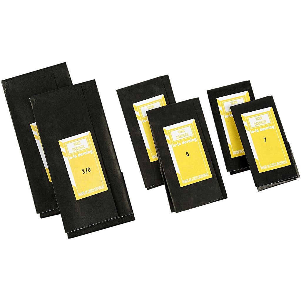 Aghi da rammendo - assortimento, dim. 3/0+5+7, L: 48-65 mm, 150 pz/ 1 conf. [HOB-41108]