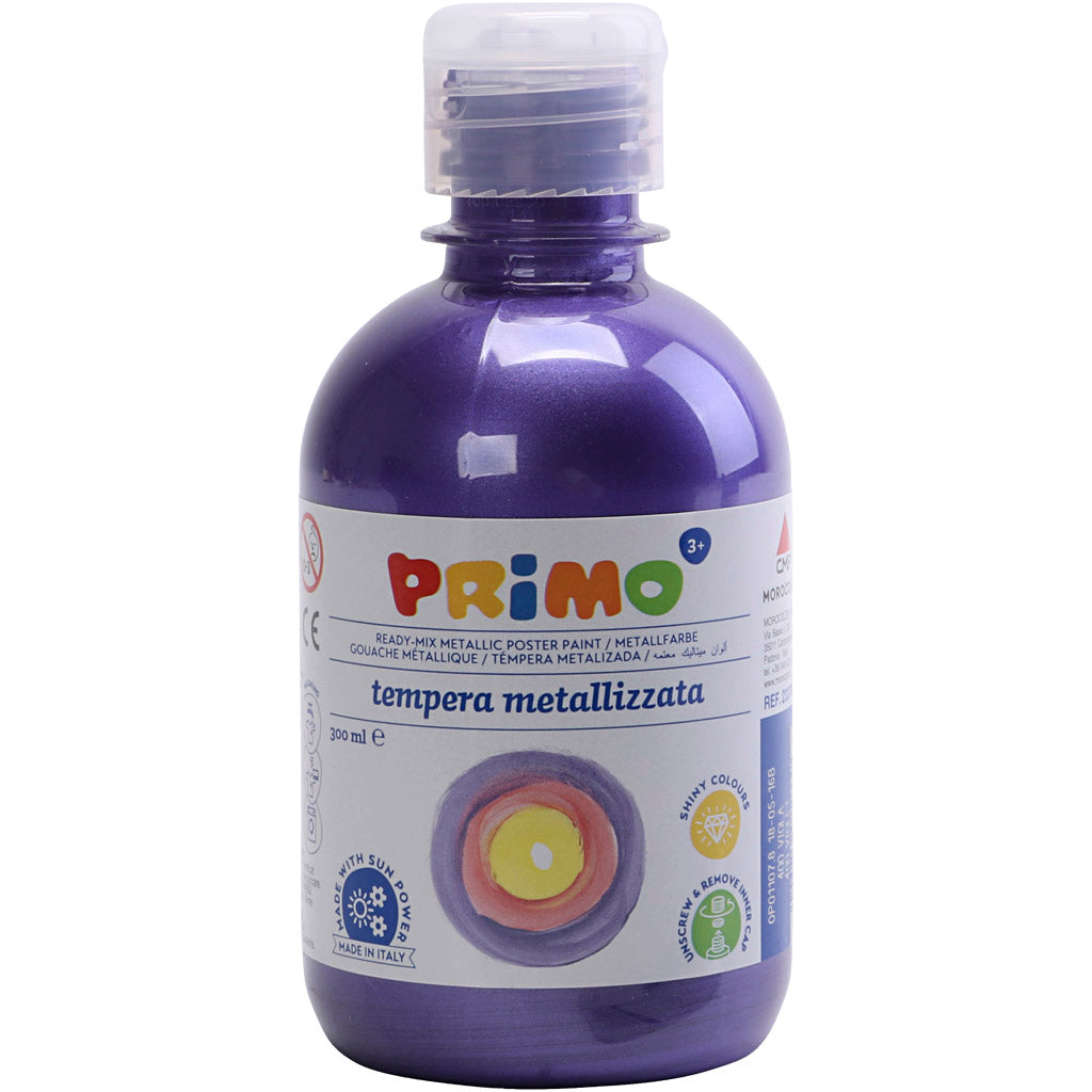 Pittura Tempera Metallizzata , viola, 300 ml/ 1 conf. [HOB-629844]