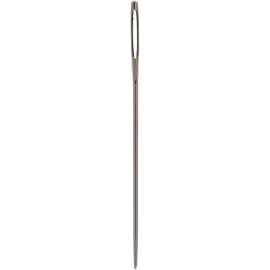 Cross Stitch Needles, Length of eye: 8mm , no. 20, L: 42 mm, with blunt tip, 25 pc