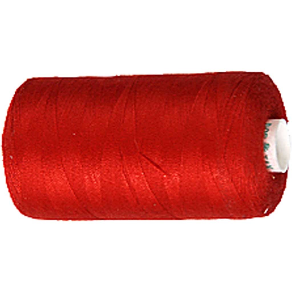 Filo da Cucito, rosso, 1000 m/ 1 rot. [HOB-41219]