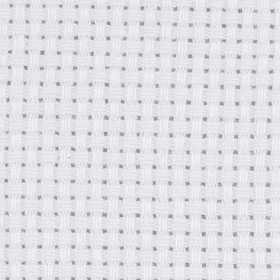 Tela Aida, misura 50x50 cm, 43 quadrati per 10 cm , bianco, 1 pz [HOB-412652]