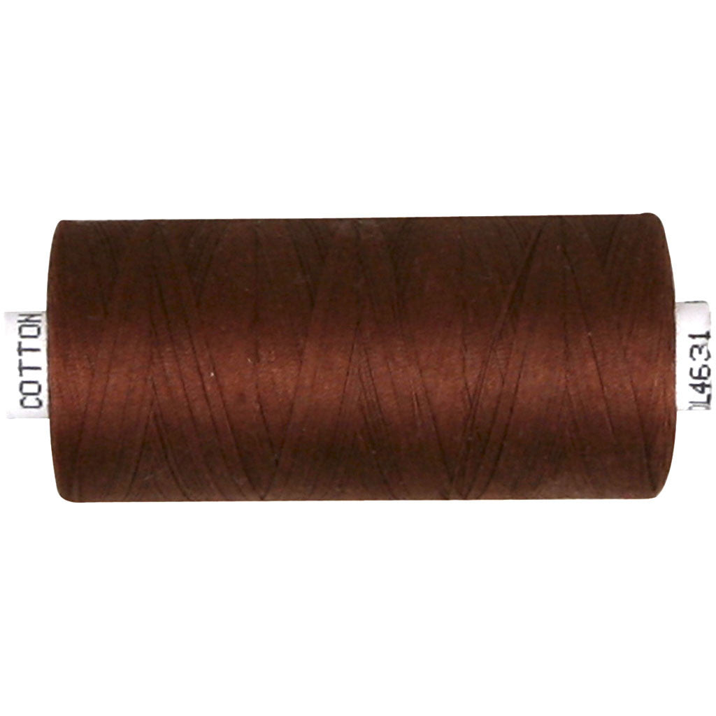 Filo da Cucito, marrone, 1000 m/ 1 rot. [HOB-41297]