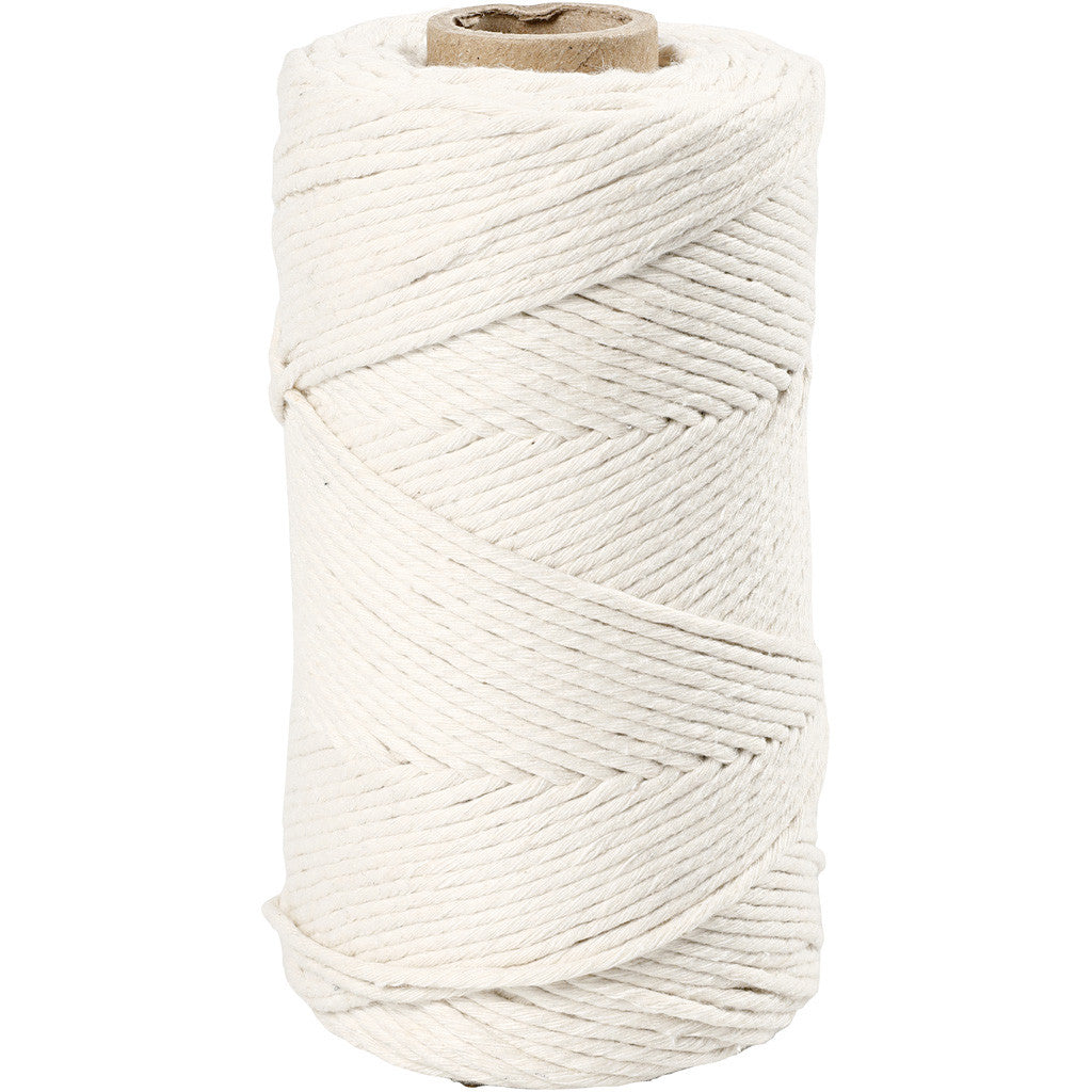 Corda per Macramé, L: 198 M, diam 2 mm, avorio, 330 g/ 1 rot. [HOB-414760]