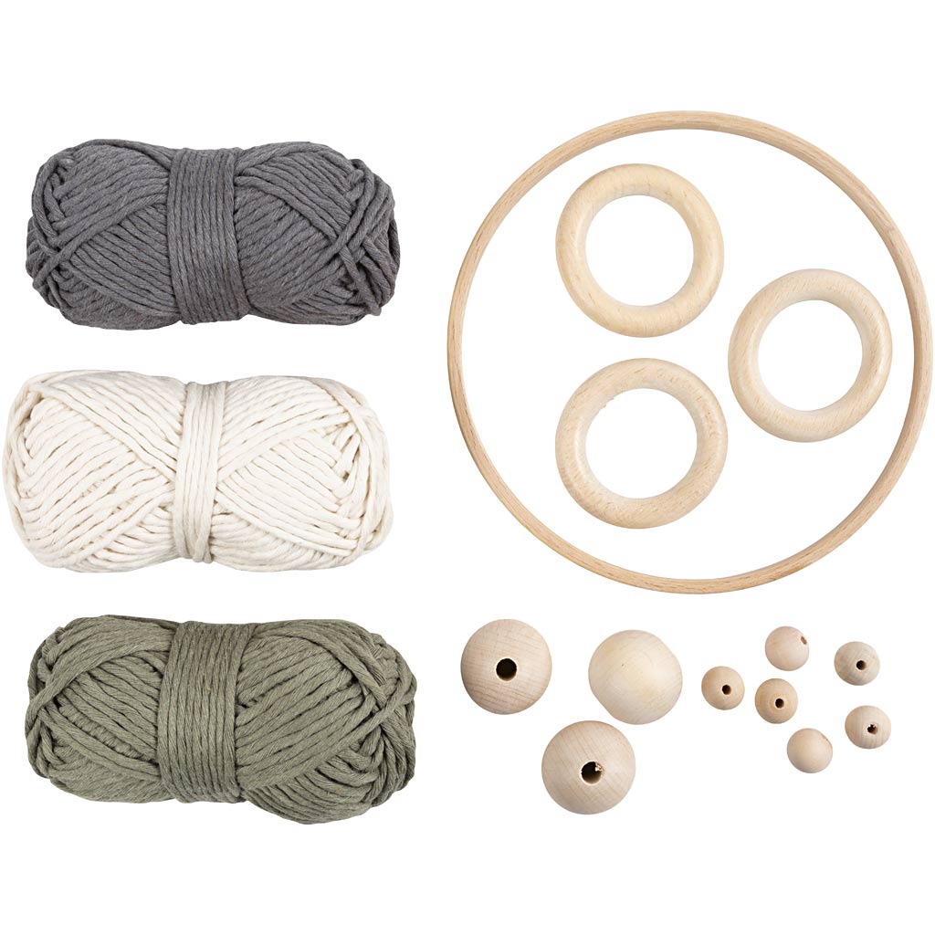 Kit Fai da te Principiante Macramé, 1 conf. [HOB-41477]
