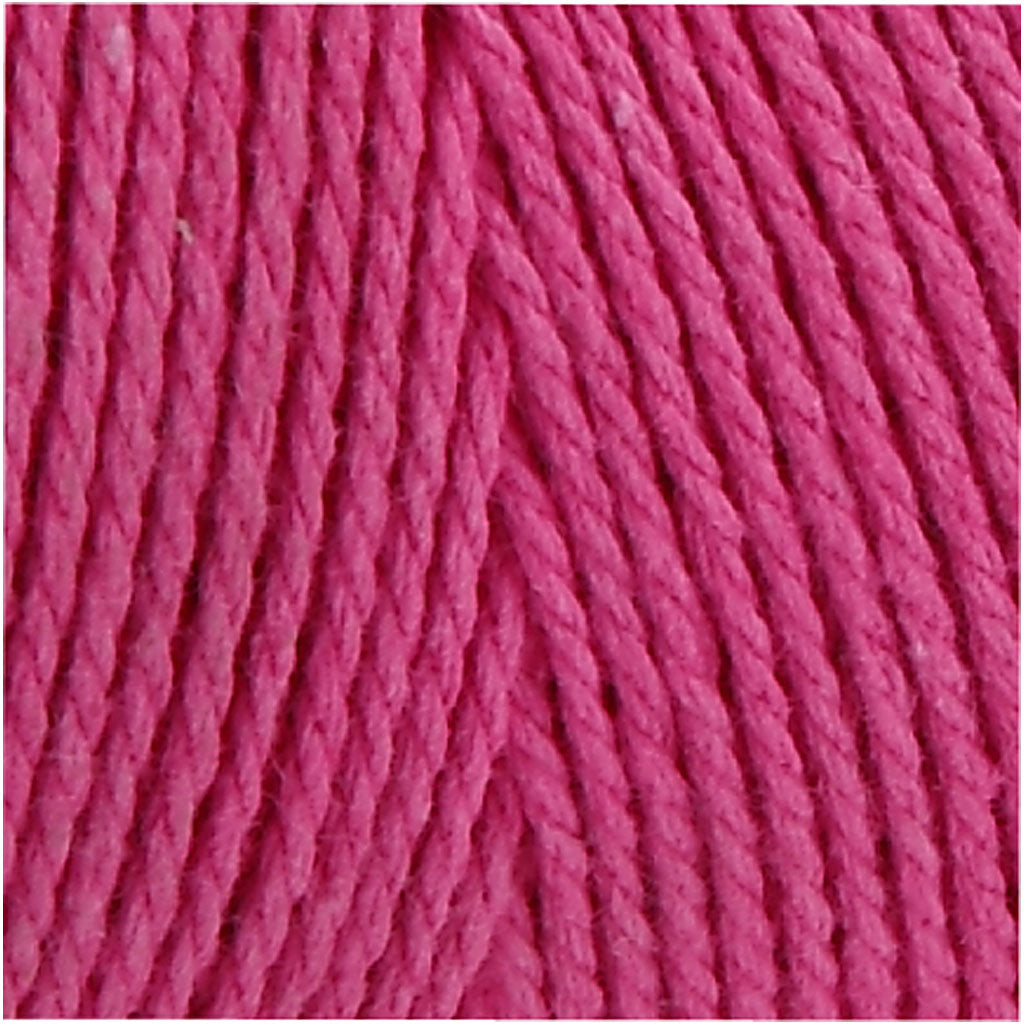 Corda in poliestere, L: 315 M, spess. 1 mm, Qualità sottile 12/12, rosa, 220 g/ 1 gom. [HOB-41508]