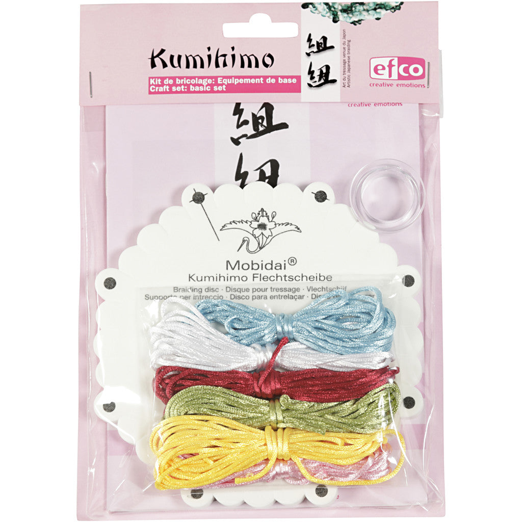Kumihimo - Kit Principianti, 1 set [HOB-41592]