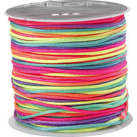 Corda di nylon, spess. 1 mm, colori neon, 28 m/ 1 rot. [HOB-41723]