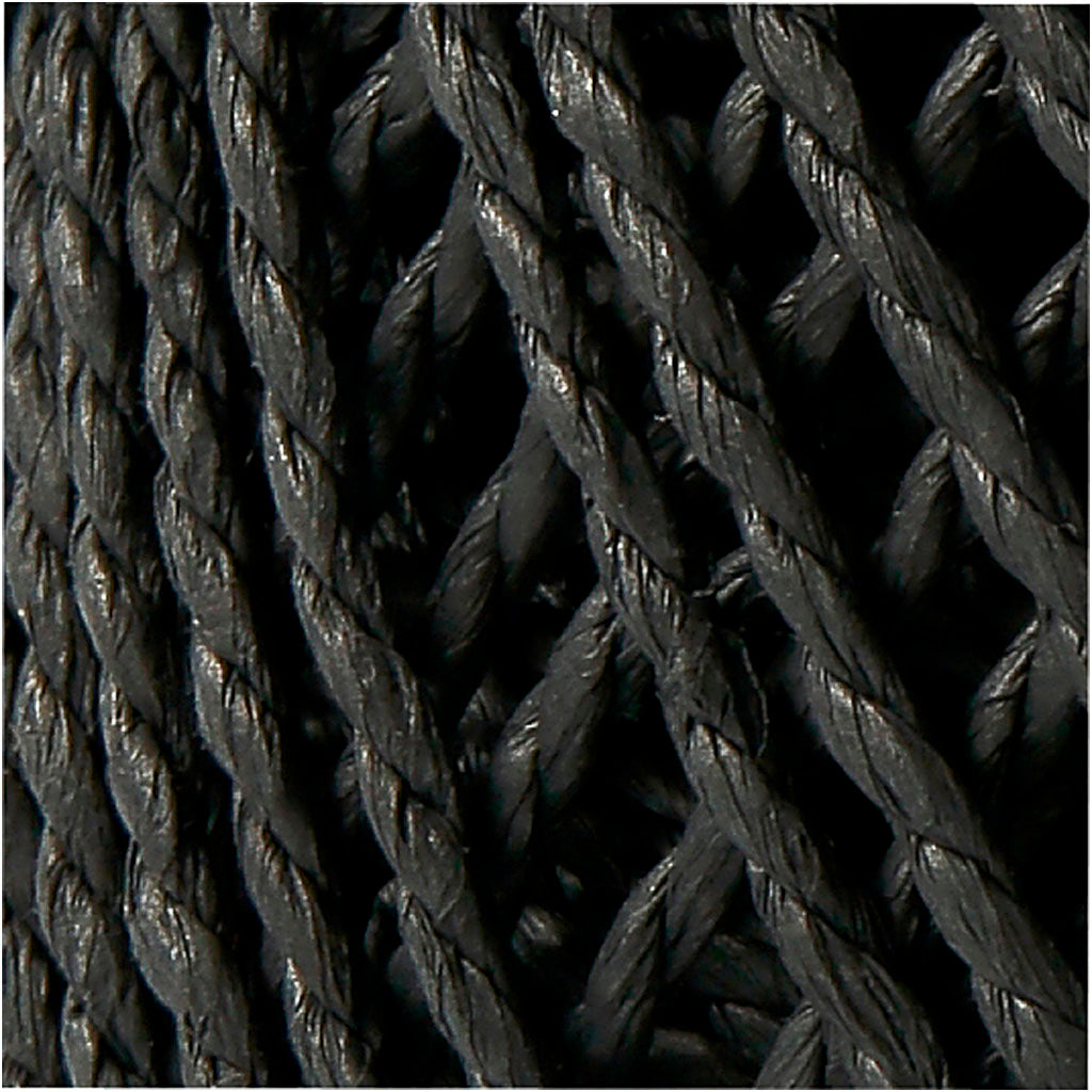 Filo di Carta, spess. 2,5-3 mm, nero, 150 g, 40 m/ 1 gom. [HOB-41725]