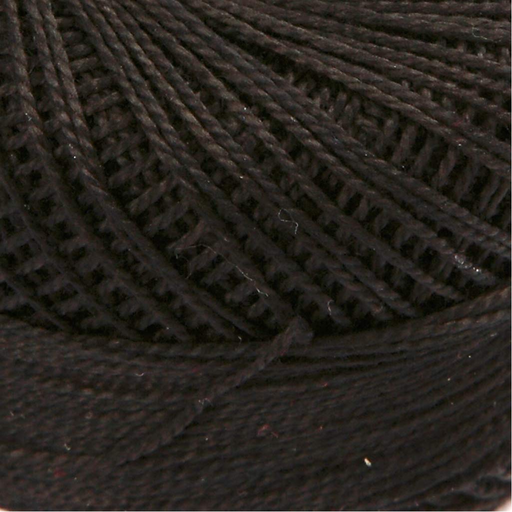 Filo di Cotone Mercerizzato, nero, 20 g/ 1 gom. [HOB-42127]