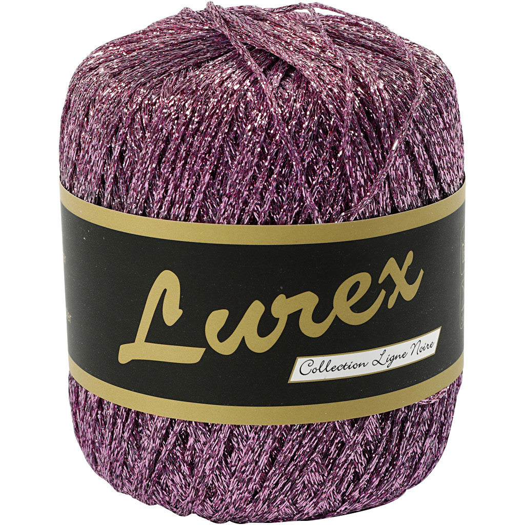 Filo in Lurex, L: 160 M, viola, 25 g/ 1 gom. [HOB-421470]