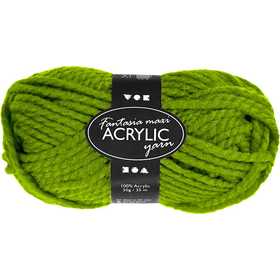 Filo Acrilico Fantasia, L: 35 M, Maxi, verde, 50 g/ 1 gom. [HOB-421865]