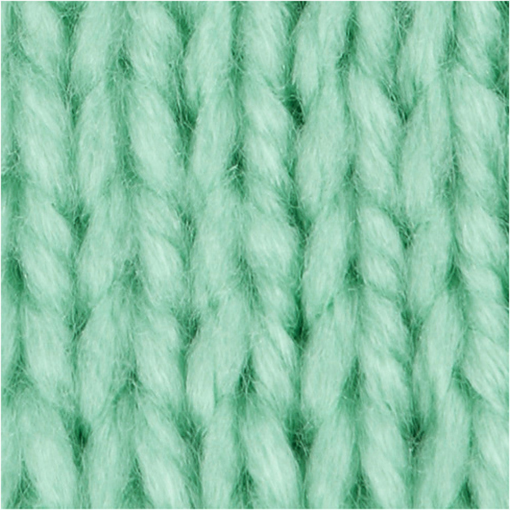Filo Acrilico Fantasia, L: 35 M, Maxi, verde menta, 50 g/ 1 gom. [HOB-421877]