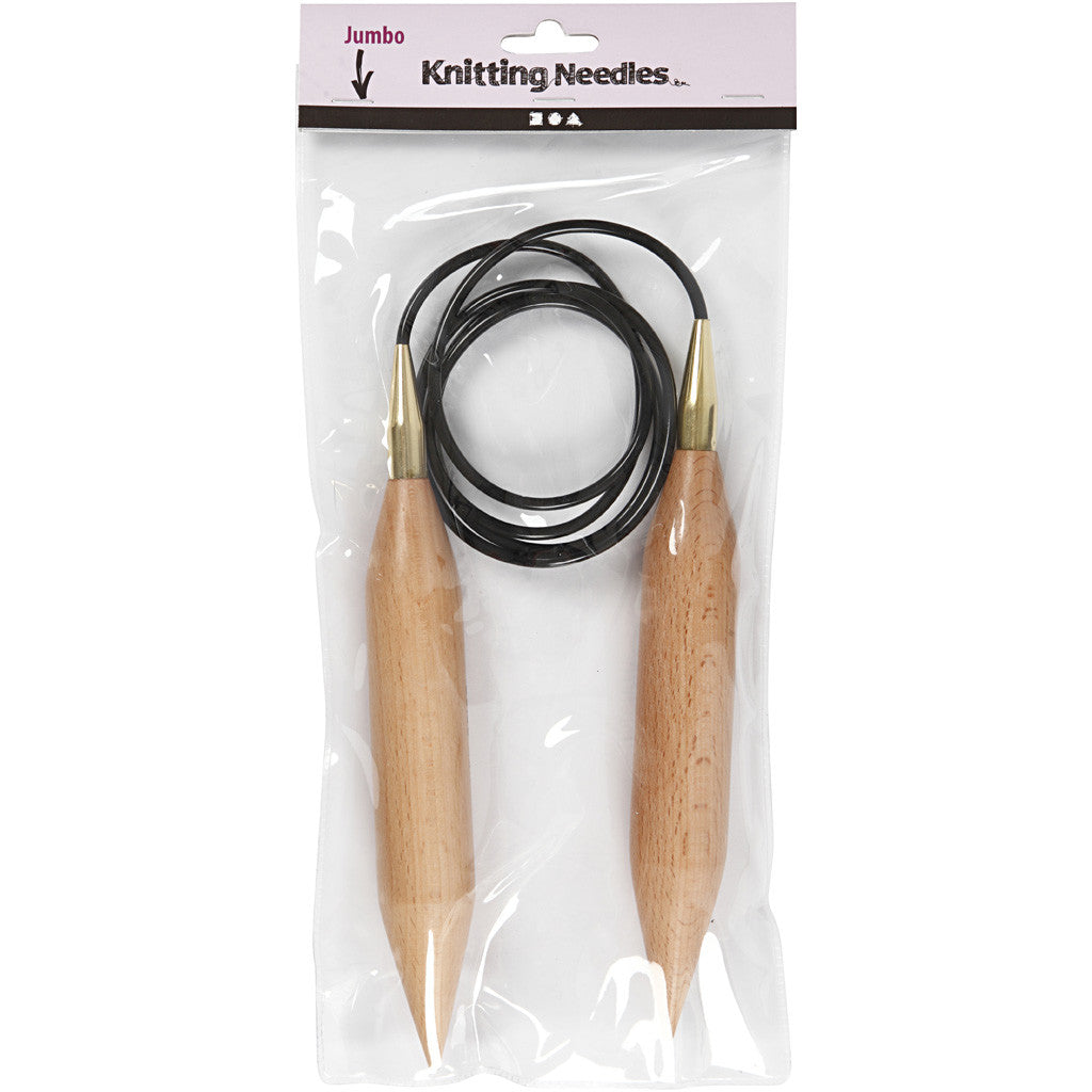 Ferro da maglia circolare, L: 150 cm, misura 30 mm, 1 pz [HOB-42197]