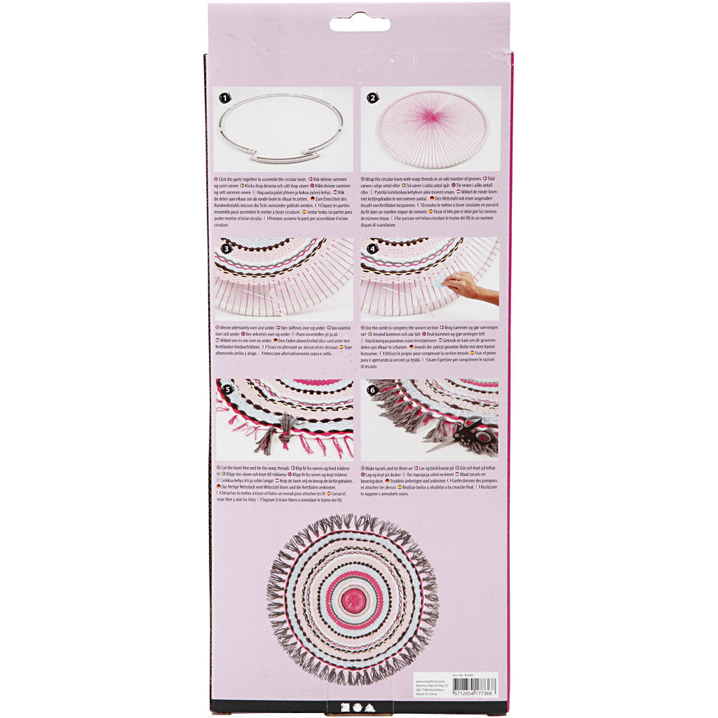 Telaio circolare per tessitura, diam 88 cm, 1 pz [HOB-42200]