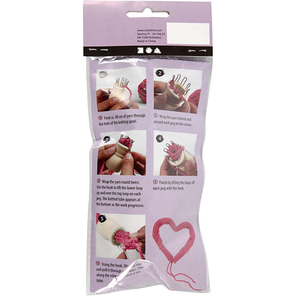 Spola per lavoro a maglia, H: 10,5 cm, diam 23 mm, 1 pz [HOB-42220]